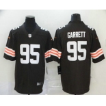 Men's Cleveland Browns #95 Myles Garrett Brown 2020 NEW Vapor Untouchable Stitched NFL Nike Limited Jersey