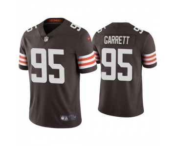 Men's Womens Youth Kids Cleveland Browns #95 Myles Garrett Brown Vapor Untouchable Limited Stitched Jersey