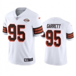 Men's Womens Youth Kids Cleveland Browns #95 Myles Garrett White 1946 Collection Vapor Untouchable Limited Stitched Jersey