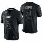 Men's Womens Youth Kids Cleveland Browns #2 Amari Cooper Black RFLCTV Limited Nike Jersey