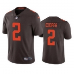 Men's Womens Youth Kids Cleveland Browns #2 Amari Cooper Brown Color Rush Vapor Untouchable Limited Stitched jersey