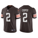 Men's Womens Youth Kids Cleveland Browns #2 Amari Cooper Brown Vapor Untouchable Limited Stitched Jersey