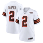 Men's Womens Youth Kids Cleveland Browns #2 Amari Cooper White 1946 Collection Vapor Untouchable Limited Stitched Jersey