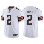 Men's Womens Youth Kids Cleveland Browns #2 Amari Cooper White Vapor Untouchable Limited Stitched Jersey
