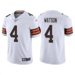 Men's Womens Youth Kids Cleveland Browns #4 Deshaun Watson White Vapor Untouchable Limited Stitched Jersey