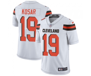 Nike Cleveland Browns #19 Bernie Kosar White Men's Stitched NFL Vapor Untouchable Limited Jersey