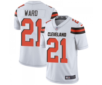 Nike Cleveland Browns #21 Denzel Ward White Men's Stitched NFL Vapor Untouchable Limited Jersey