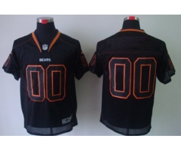 Men's Nike Chicago Bears Customized Lights Out Black Elite Jersey