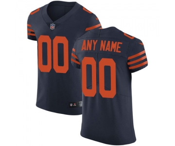 Men's Nike Chicago Bears Customized Navy Blue Alternate Vapor Untouchable Custom Elite NFL Jersey