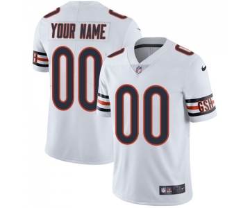 Men's Nike Chicago Bears White Customized Vapor Untouchable Player Limited Jersey