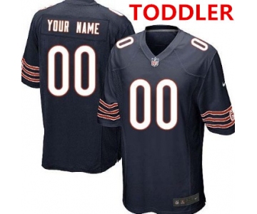Toddler nike chicago bears customized blue game jersey