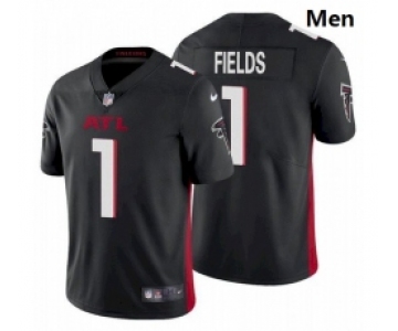 Men Atlanta Falcons #1 Justin Fields Black 2021 Draft Jersey
