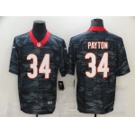 Men's Chicago Bears #34 Walter Payton 2020 Camo Limited Stitched Nike NFL Jersey