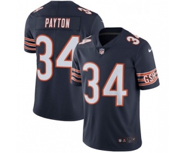 Men's Womens Youth Kids Chicago Bears #34 Walter Payton Navy Vapor Untouchable Limited Stitched Jersey