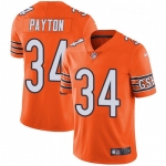 Men's Womens Youth Kids Chicago Bears #34 Walter Payton Orange Vapor Untouchable Limited Stitched Jersey