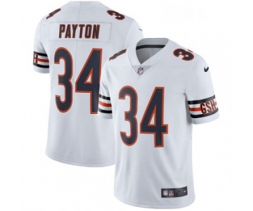 Men's Womens Youth Kids Chicago Bears #34 Walter Payton White Vapor Untouchable Limited Stitched