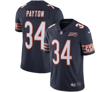 Nike Bears 34 Walter Payton Navy 100th Anniversary Retired Vapor Untouchable Limited Jersey