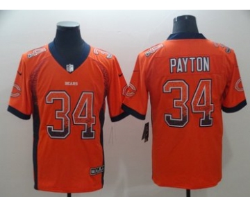 Nike Bears #34 Walter Payton Orange Men's Stitched NFL Limited Rush Jersey