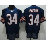 Nike Chicago Bears #34 Walter Payton Blue Elite Jersey