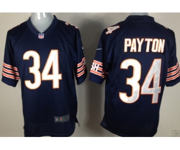 Nike Chicago Bears #34 Walter Payton Blue Game Jersey