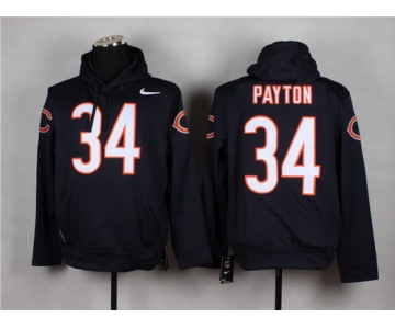 Nike Chicago Bears #34 Walter Payton Blue Hoodie