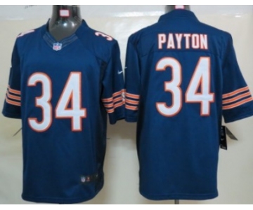Nike Chicago Bears #34 Walter Payton Blue Limited Jersey