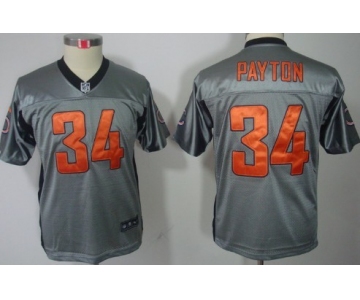 Nike Chicago Bears #34 Walter Payton Gray Shadow Kids Jersey