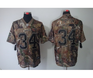 Nike Chicago Bears #34 Walter Payton Realtree Camo Elite Jersey