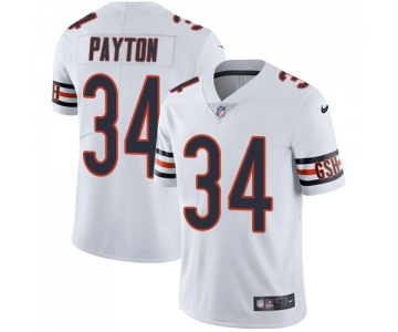 Nike Chicago Bears #34 Walter Payton White Men's Stitched NFL Vapor Untouchable Limited Jersey