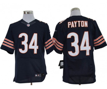 Size 60 4XL-Walter Payton Chicago Bears #34 Blue Stitched Nike Elite NFL Jerseys