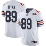 Bears #89 Mike Ditka White Alternate Men's Stitched Football Vapor Untouchable Limited 100th Season Jersey