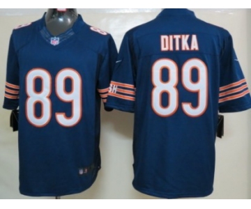 Nike Chicago Bears #89 Mike Ditka Blue Limited Jersey