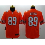 Nike Chicago Bears #89 Mike Ditka Orange Limited Jersey