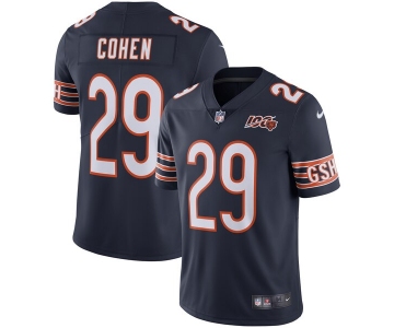 Nike Bears 29 Tarik Cohen Navy NFL 100th Season Vapor Untouchable Limited Jersey