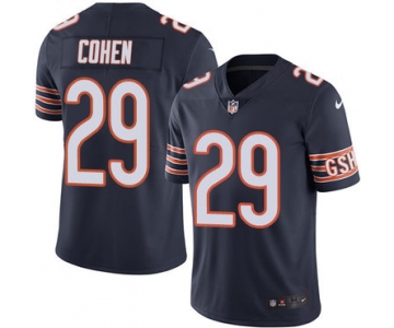 Nike Chicago Bears #29 Tarik Cohen Navy Blue Team Color Men's Stitched NFL Vapor Untouchable Limited Jersey