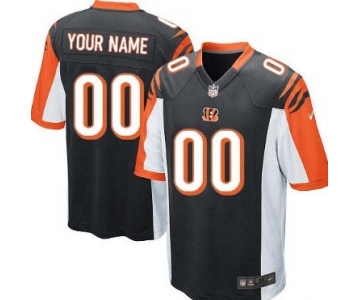 Kids' Nike Cincinnati Bengals Customized Black Limited Jersey