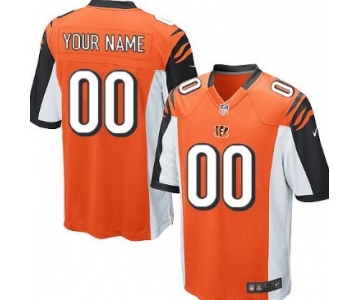 Kids' Nike Cincinnati Bengals Customized Orange Limited Jersey