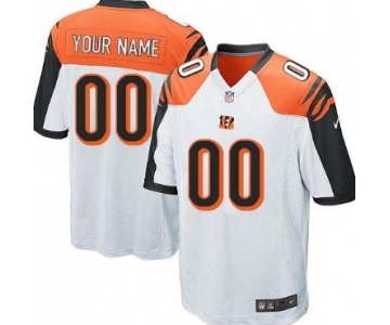 Kids' Nike Cincinnati Bengals Customized White Limited Jersey