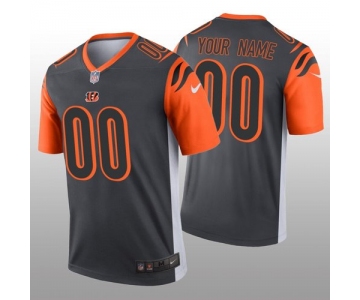 Men's Cincinnati Bengals Custom Silver Inverted Legend Jersey