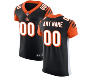 Men's Cincinnati Bengals Nike Black Vapor Untouchable Custom Elite Jersey