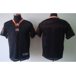 Men's Nike Cincinnati Bengals Customized Lights Out Black Elite Jersey