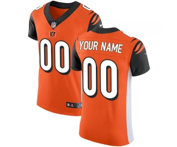 Men's Nike Cincinnati Bengals Customized Orange Alternate Vapor Untouchable Custom Elite NFL Jersey