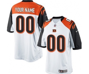 Men's Nike Cincinnati Bengals Customized White Limited Jersey