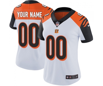 Women's Nike Cincinnati Bengals White Customized Vapor Untouchable Player Limited Jersey