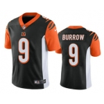 Men's Cincinnati Bengals #9 Joe Burrow Black 2020 Vapor Untouchable Stitched NFL Nike Limited Jersey