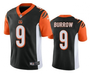 Men's Cincinnati Bengals #9 Joe Burrow Black 2020 Vapor Untouchable Stitched NFL Nike Limited Jersey