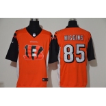 Men's Cincinnati Bengals #85 Tee Higgins 2020 Team Logo Vapor Untouchable Stitched NFL Nike Fashion Limited Jersey