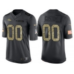 Men's Denver Broncos Custom Anthracite Camo 2016 Salute To Service Veterans Day NFL Nike Limited Jersey