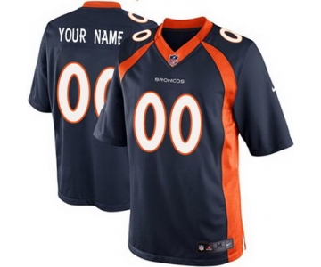 Men's Nike Denver Broncos Customized 2013 Blue Limited Jersey