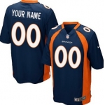 Men's Nike Denver Broncos Customized Blue Game Jersey